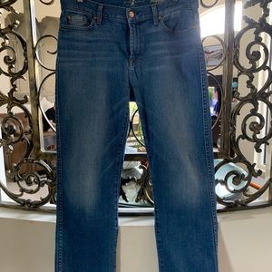 Seven for all mankind boot cut crop